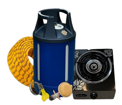 10 kg Fiber Cylinder Stove Package